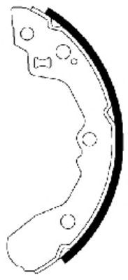 HELLA PAGID 8db355002931 -  Комплект тормозных колодок